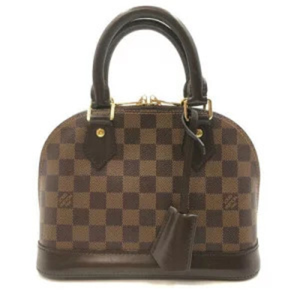 LOUIS VUITTON Alma Damier Ebene Brown - Picture 1 of 9